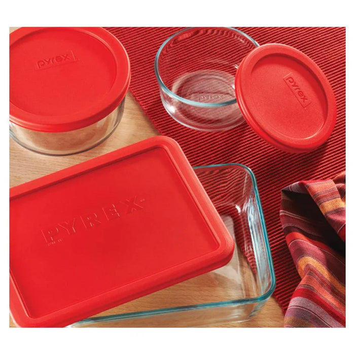 Pyrex Simply Store 6 Cup Rectangle Container with Red Lid - LX2001 - Homewares, Outdoor, Phone Accessories, Cases, Speakers, Headphones + More -