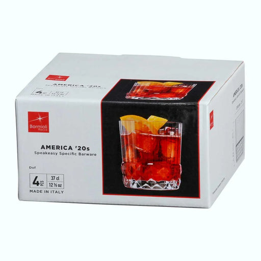Bormioli Rocco America 20's Dof 380ml Glass - Set 4 - LX2001 - Homewares, Outdoor, Phone Accessories, Cases, Speakers, Headphones + More -