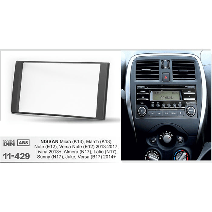 Fitting Kit Nissan Micra , March , Note , Versa 2014 On (Black) (200Mm)