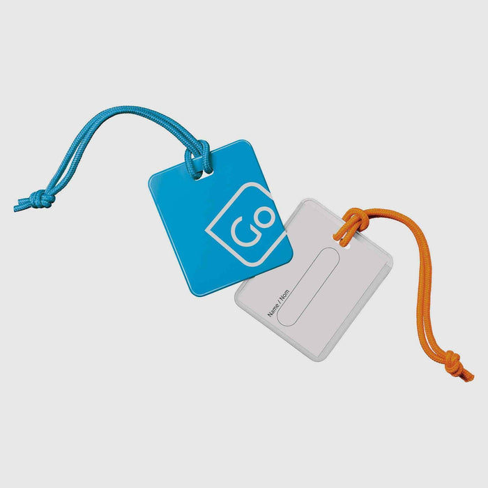 Go Travel Tag Me Luggage Tag 2 Pk Orange/Blue - LX2001 - Homewares, Outdoor, Phone Accessories, Cases, Speakers, Headphones + More -