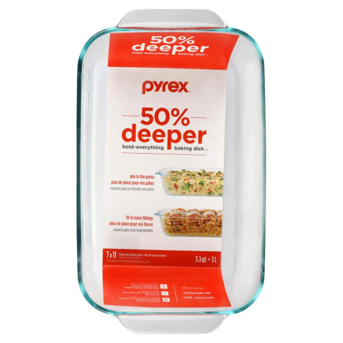 Pyrex Deep Glass Baking Dish 3L - LX2001 - Homewares, Outdoor, Phone Accessories, Cases, Speakers, Headphones + More -