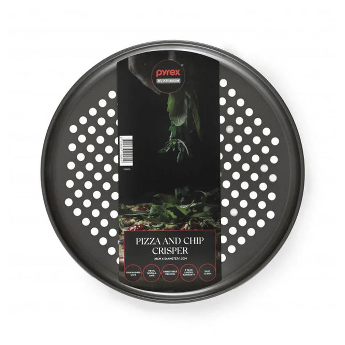 Pyrex Platinum Pizza/Chip Crisper - LX2001 - Homewares, Outdoor, Phone Accessories, Cases, Speakers, Headphones + More -
