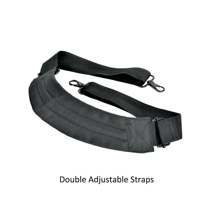 Agva15.6" - 16" Resilient Double Zip Briefcase – Black - LX2001 - Homewares, Outdoor, Phone Accessories, Cases, Speakers, Headphones + More -