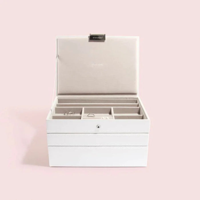 Stackers Classic Jewellery Box Set 3 White - LX2001 - Homewares, Outdoor, Phone Accessories, Cases, Speakers, Headphones + More -