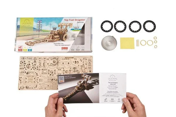 Ugears Top Fuel Dragster - LX2001 - Homewares, Outdoor, Phone Accessories, Cases, Speakers, Headphones + More -