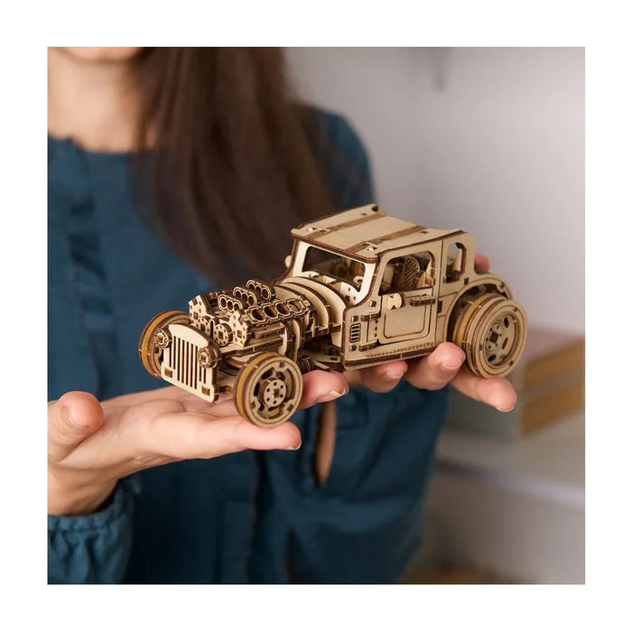 Ugears Hot Rod Furious Mouse - LX2001 - Homewares, Outdoor, Phone Accessories, Cases, Speakers, Headphones + More -