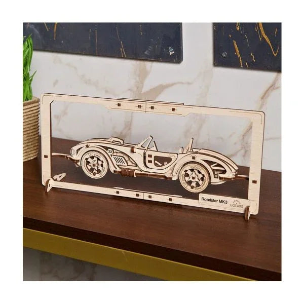 Ugears Roadster MK3 2.5D Puzzle - LX2001 - Homewares, Outdoor, Phone Accessories, Cases, Speakers, Headphones + More -