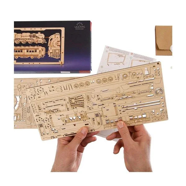 Ugears Steam Express 2.5D Puzzle - LX2001 - Homewares, Outdoor, Phone Accessories, Cases, Speakers, Headphones + More -