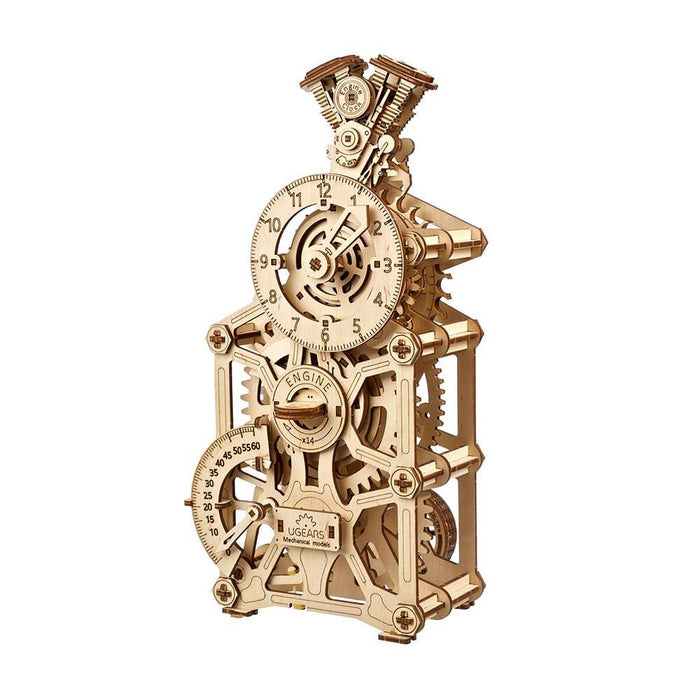 Ugears Engine Clock - LX2001 - Homewares, Outdoor, Phone Accessories, Cases, Speakers, Headphones + More -