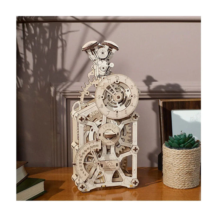 Ugears Engine Clock - LX2001 - Homewares, Outdoor, Phone Accessories, Cases, Speakers, Headphones + More -