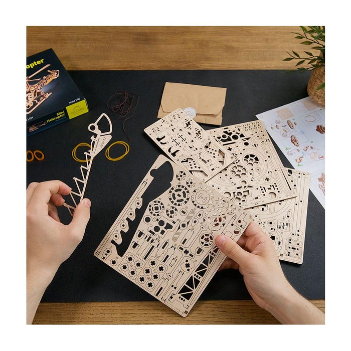 Ugears Mini Helicopter - LX2001 - Homewares, Outdoor, Phone Accessories, Cases, Speakers, Headphones + More -