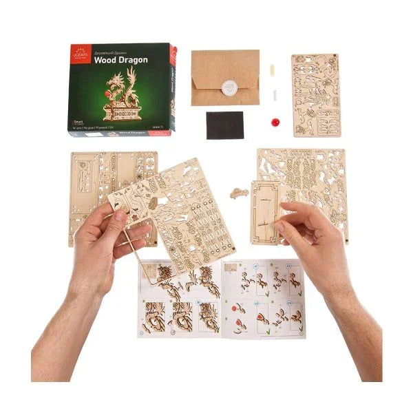 Ugears Wood Dragon - LX2001 - Homewares, Outdoor, Phone Accessories, Cases, Speakers, Headphones + More -