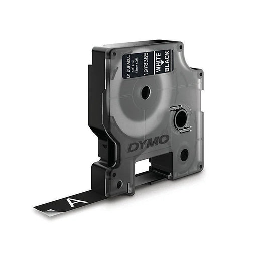 DYMO Genuine D1 Extra-Strength Durable Labels. 12mm x 3m white on Black. Stronge - LX2001 - Homewares, Outdoor, Phone Accessories, Cases, Speakers, Headphones + More -