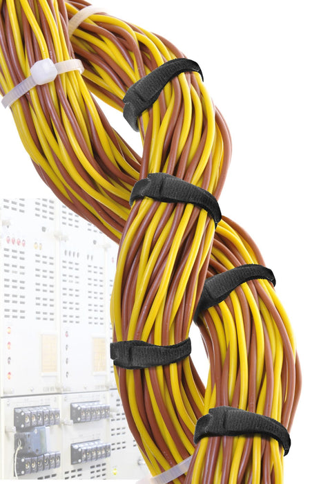 VELCRO ONE-WRAP 12.5mm Continuous 22.8m Fire Retardant Roll. Custom Cut to Length.