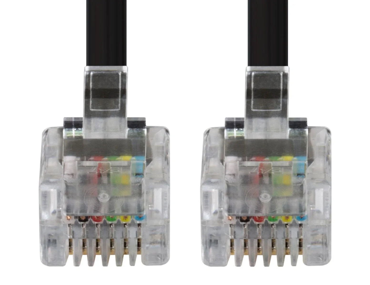 DYNAMIX 2m RJ12 to RJ12 Cable - 6C All pins connected straight through ...