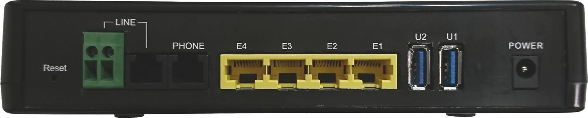 NETSYS G.Fast Slave Modem with 4 Gigabit Point to Point LAN Ports. Supports G.fa