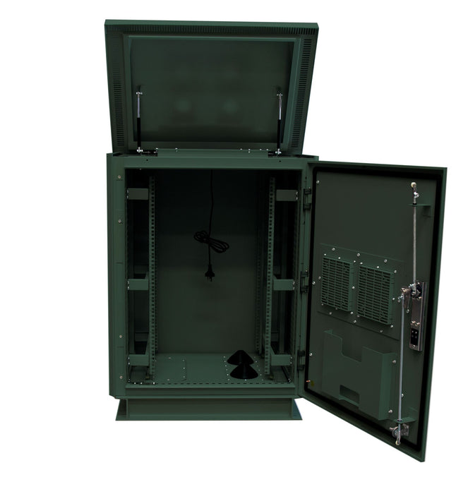 24RU Outdoor FreeStanding Cabinet. (800 x 800 x 24U) IP45 Rated