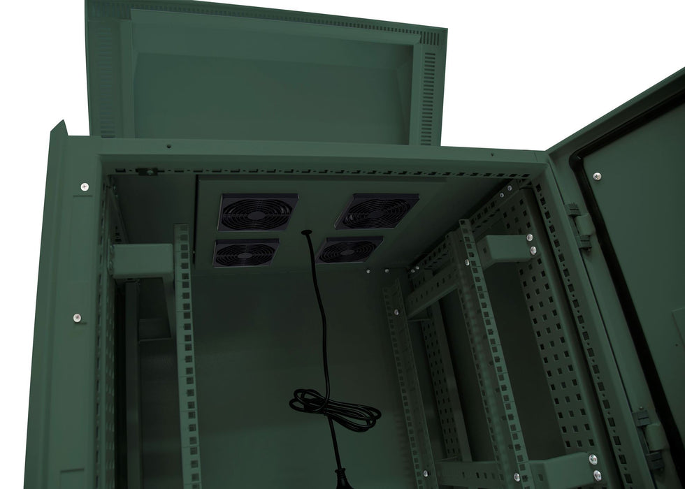 24RU Outdoor FreeStanding Cabinet. (800 x 800 x 24U) IP45 Rated