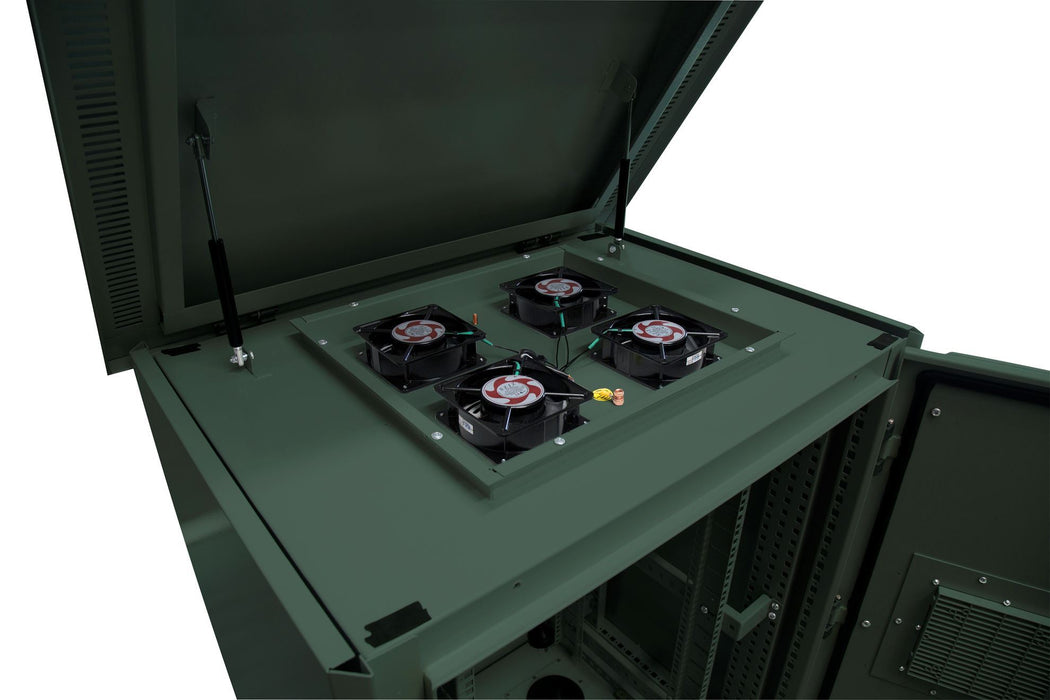 24RU Outdoor FreeStanding Cabinet. (800 x 800 x 24U) IP45 Rated