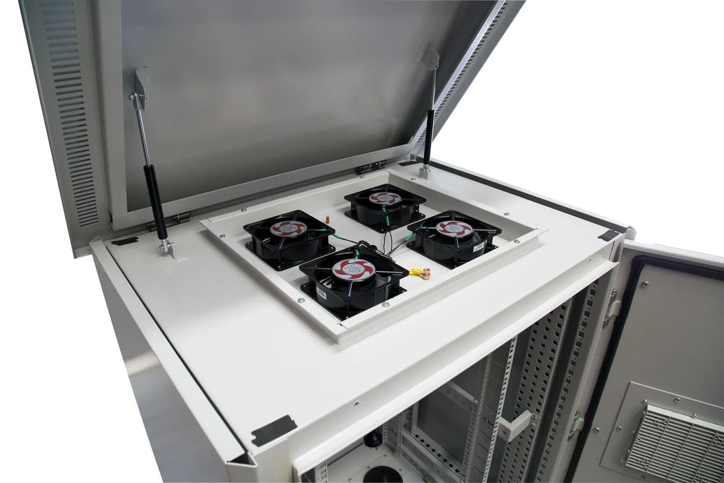 DYNAMIX 18RU Outdoor Freestanding Cabinet. (800x800x18U) IP45 Rated, Angled Pivo - LX2001 - Homewares, Outdoor, Phone Accessories, Cases, Speakers, Headphones + More -