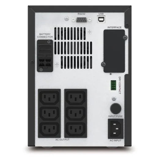 APC Easy UPS Line-Interactive 1000VA (700W) Tower. 230V Input/Output. 6x IEC C13 - LX2001 - Homewares, Outdoor, Phone Accessories, Cases, Speakers, Headphones + More -