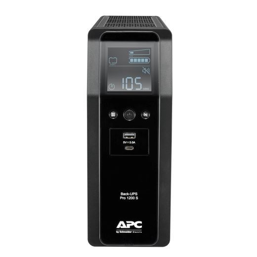 APC Back-UPS PRO Line-Interactive 1600VA (960W) w/ AVR 230V Input/Output. 8x IEC C14 Out