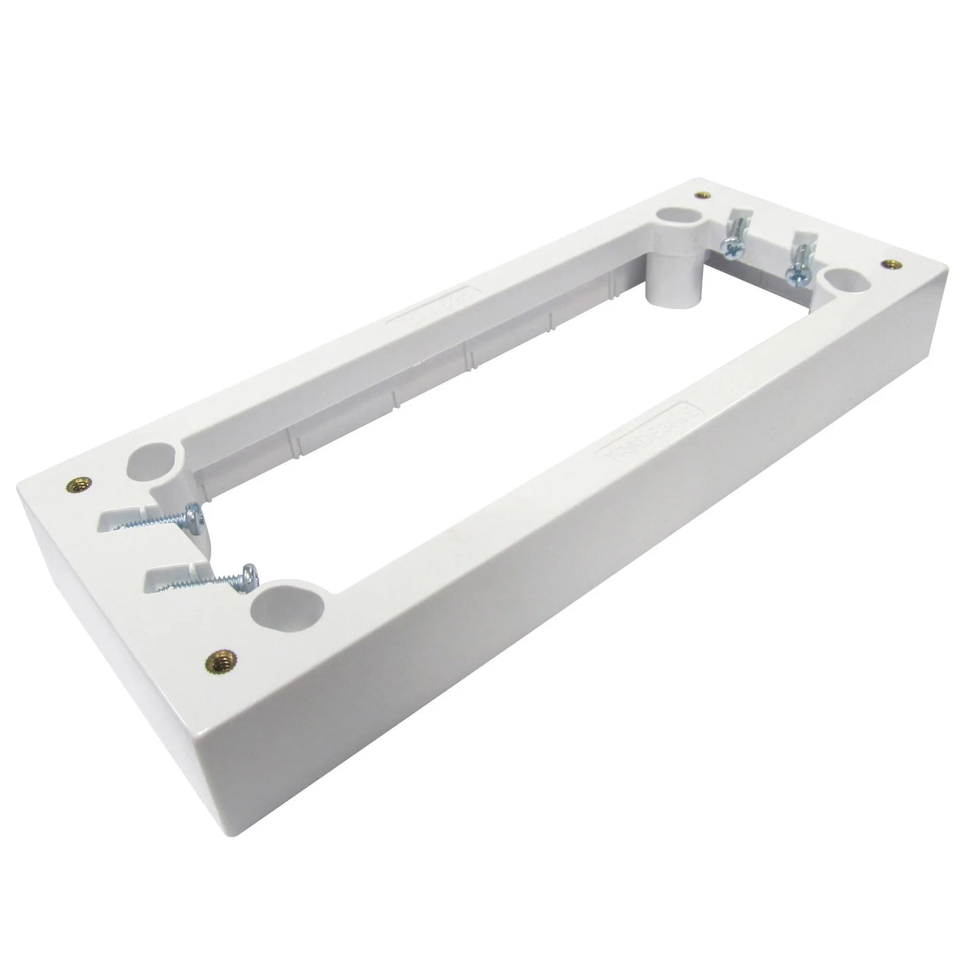 TRADESAVE QUAD Mounting Block (25mm). Moulded in impact resistant, fla ...