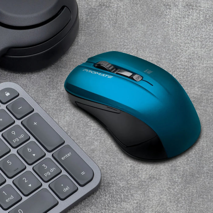PROMATE Ergonomic Wireless Mouse with Ambidextrous Design. 800/1200/1600Dpi, 10m - LX2001 - Homewares, Outdoor, Phone Accessories, Cases, Speakers, Headphones + More -