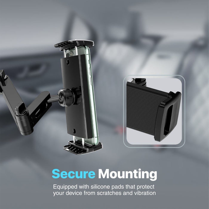 Promate Car Seat Phone Mount Holder for 4'' to 11'' Devices