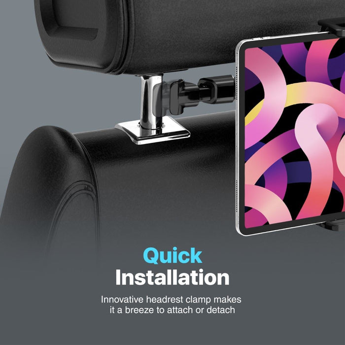 Promate Car Seat Phone Mount Holder for 4'' to 11'' Devices
