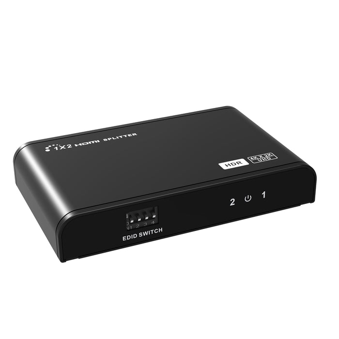 Lenkeng 1-In-2-out HDMI Splitter w/ HDR & EDID. UHD Res up to 4K2K@30/60Hz