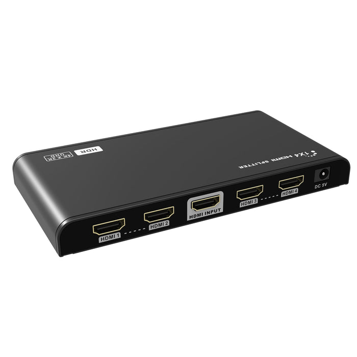 Lenkeng 1-In-4-out HDMI Splitter w/ HDR & EDID. UHD Res up to 4K2K@30/60Hz