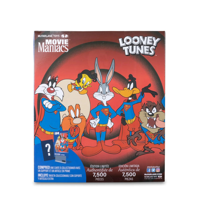 MOVIE MANIACS 6IN POSED WV1 - WB100 - BUGS BUNNY AS SUPERMAN (LOONEY TUNES) - LX2001 - Homewares, Outdoor, Phone Accessories, Cases, Speakers, Headphones + More -