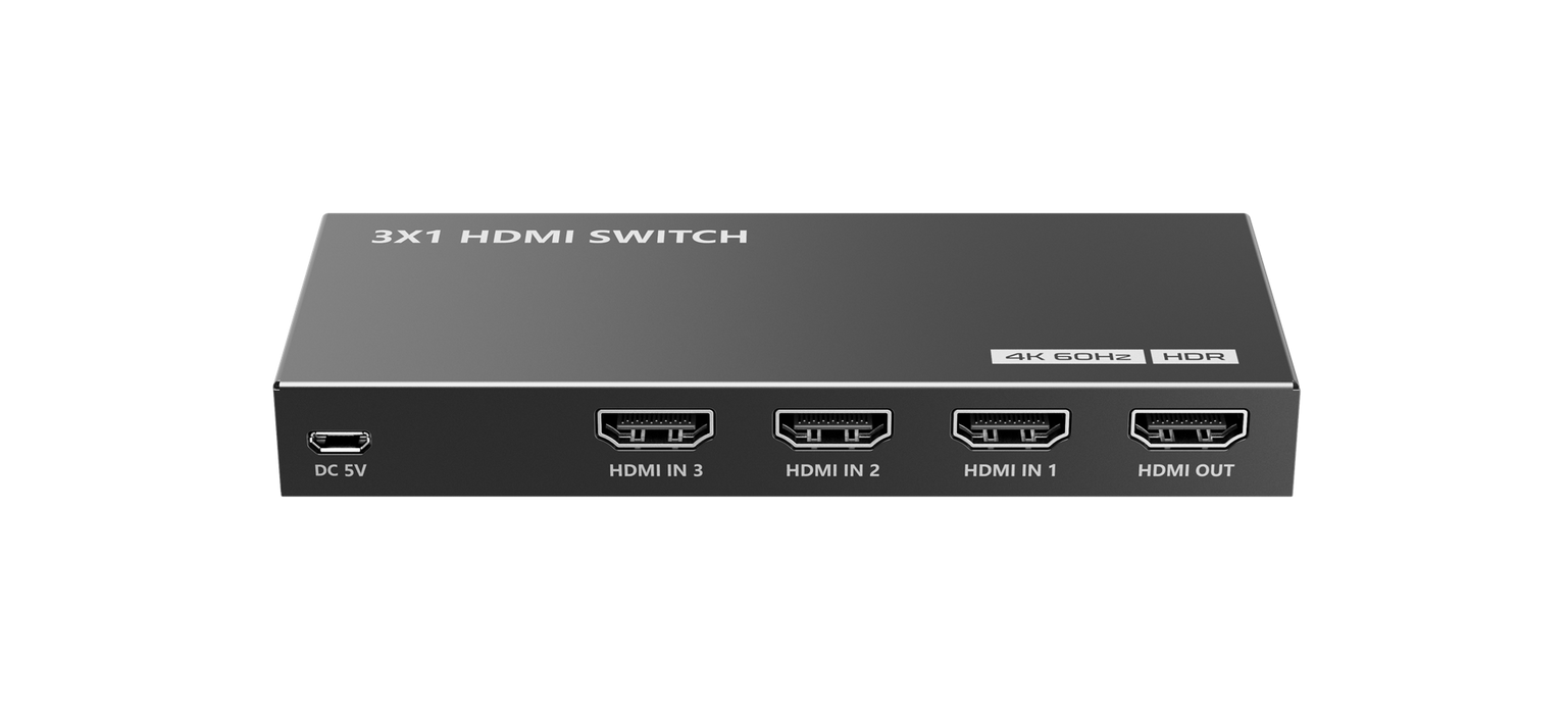 Lenkeng 4K 3-In-1-out HDMI HDR Switch. Support 12 bit full HD video 3D video & 4K x 2K@30/60