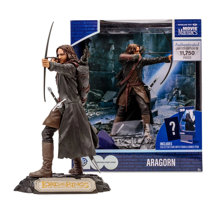 Movie Maniacs 6In Posed Wv5 Wb100 Aragorn (Lord Of The Rings Trilogy) - LX2001 - Homewares, Outdoor, Phone Accessories, Cases, Speakers, Headphones + More -