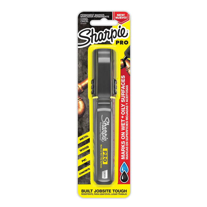 SHARPIE PRO Permanent Chisel Tip Black Colour Marker. 1-Pack Designed for Indust - LX2001 - Homewares, Outdoor, Phone Accessories, Cases, Speakers, Headphones + More -