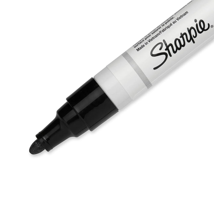 SHARPIE Paint Oil Based Medium Point Black Colour Marker Pen. Marks on Virtually - LX2001 - Homewares, Outdoor, Phone Accessories, Cases, Speakers, Headphones + More -