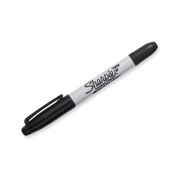 SHARPIE Twin Tip Permanent Marker with Fine & Ultra-Fine Tips. 1-Pack Permanent - LX2001 - Homewares, Outdoor, Phone Accessories, Cases, Speakers, Headphones + More -