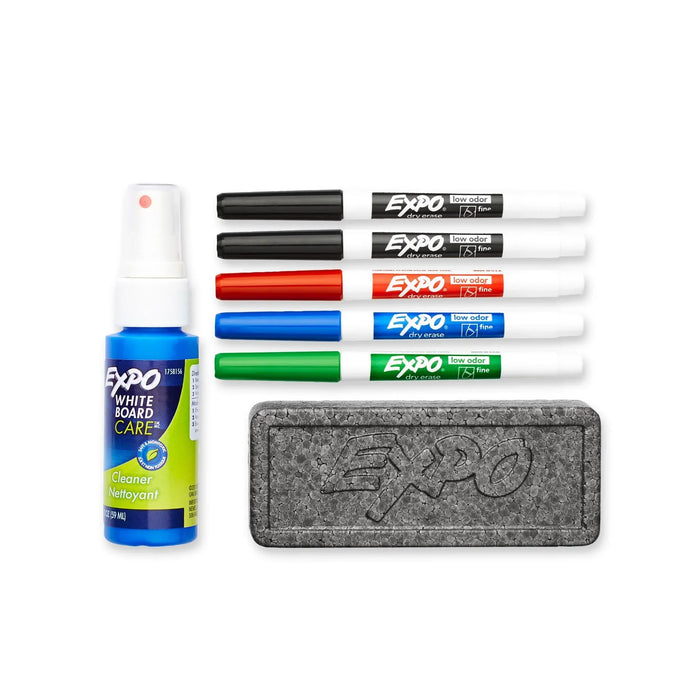 EXPO Dry Erase Markers with Fine Point Tips, Cleaning Spray & Eraser Includes Re - LX2001 - Homewares, Outdoor, Phone Accessories, Cases, Speakers, Headphones + More -