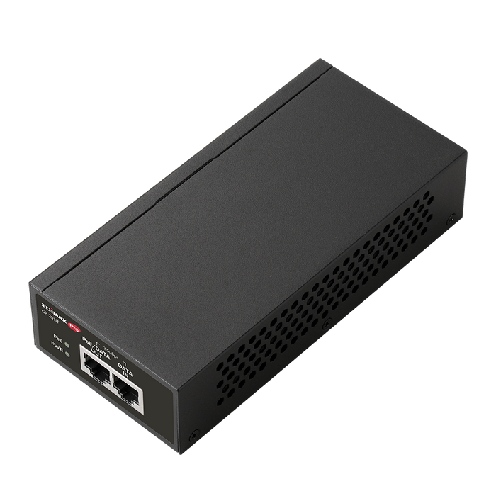 EDIMAX IEEE 802.3at 2.5 Gigabit PoE+ Injector 30W. Provides Power & Data up to 1
