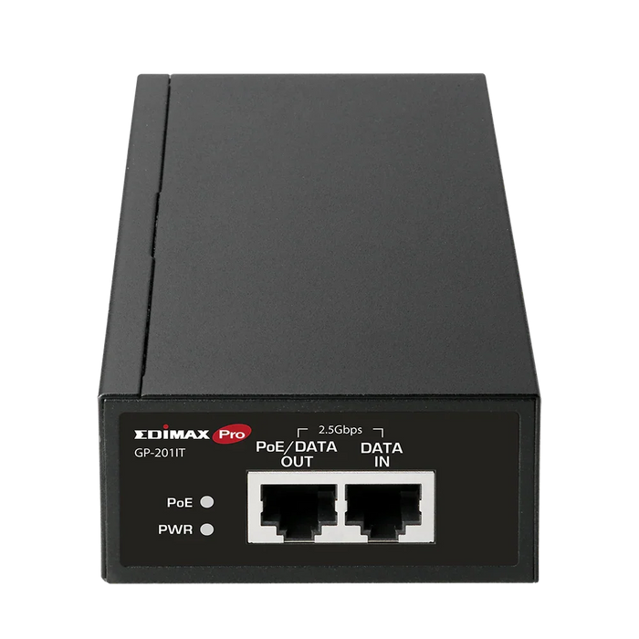 EDIMAX IEEE 802.3at 2.5 Gigabit PoE+ Injector 30W. Provides Power & Data up to 1 - LX2001 - Homewares, Outdoor, Phone Accessories, Cases, Speakers, Headphones + More -