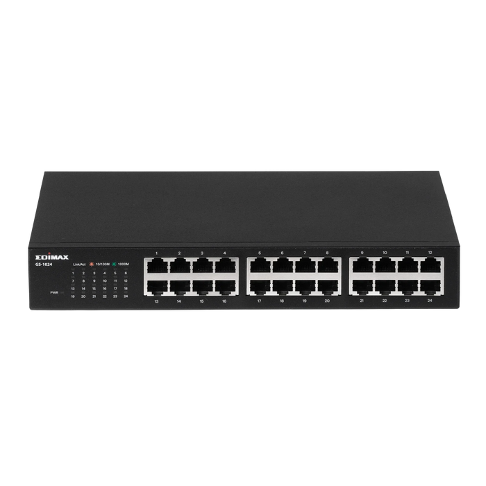 EDIMAX 24 Port Gigabit Rack-Mount Unmanaged Switch. High-Speed Networking and Ju - LX2001 - Homewares, Outdoor, Phone Accessories, Cases, Speakers, Headphones + More -