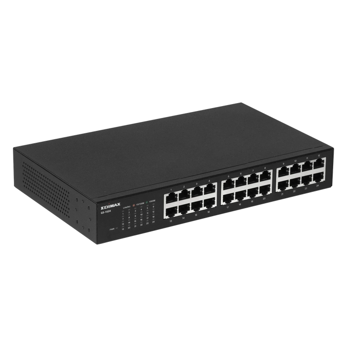 EDIMAX 24 Port Gigabit Rack-Mount Unmanaged Switch. High-Speed Networking and Ju - LX2001 - Homewares, Outdoor, Phone Accessories, Cases, Speakers, Headphones + More -