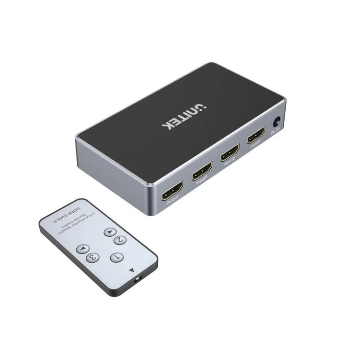 UNITEK 3-In-1-Out 4K HDMI 1.4b Switch. Supports up to 4K@30Hz (UHD) resolution ( - LX2001 - Homewares, Outdoor, Phone Accessories, Cases, Speakers, Headphones + More -