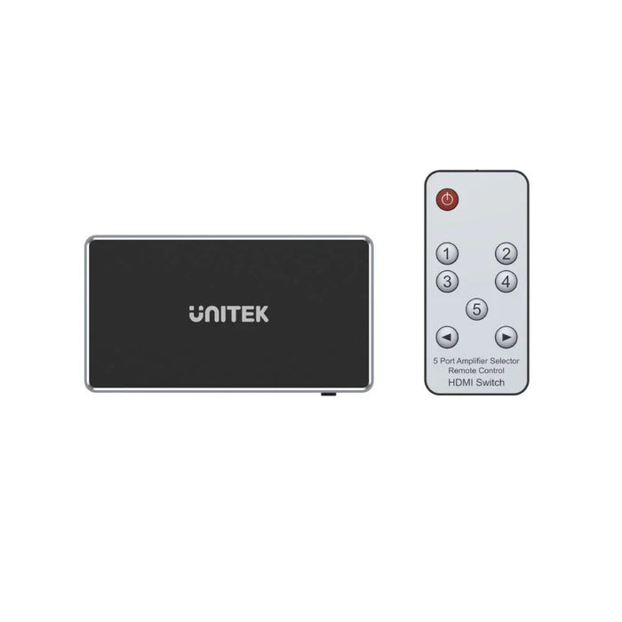 UNITEK 5-In-1-Out 4K HDMI 1.4b Switch. Supports up to 4K@30Hz (UHD) resolution ( - LX2001 - Homewares, Outdoor, Phone Accessories, Cases, Speakers, Headphones + More -