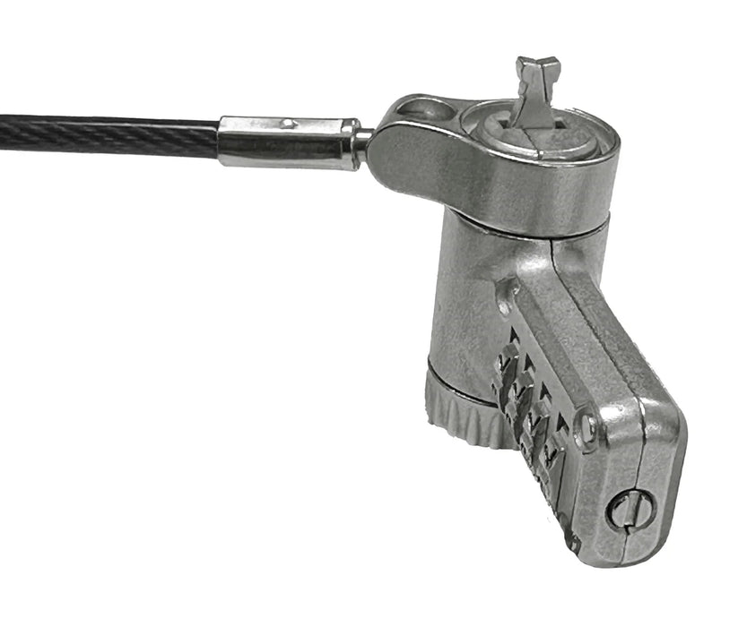 DYNAMIX 2m Universal One-for-All Locking Security Cable with 4-Digit Resettable - LX2001 - Homewares, Outdoor, Phone Accessories, Cases, Speakers, Headphones + More -