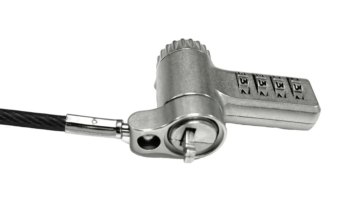 DYNAMIX 2m Universal One-for-All Locking Security Cable with 4-Digit Resettable - LX2001 - Homewares, Outdoor, Phone Accessories, Cases, Speakers, Headphones + More -