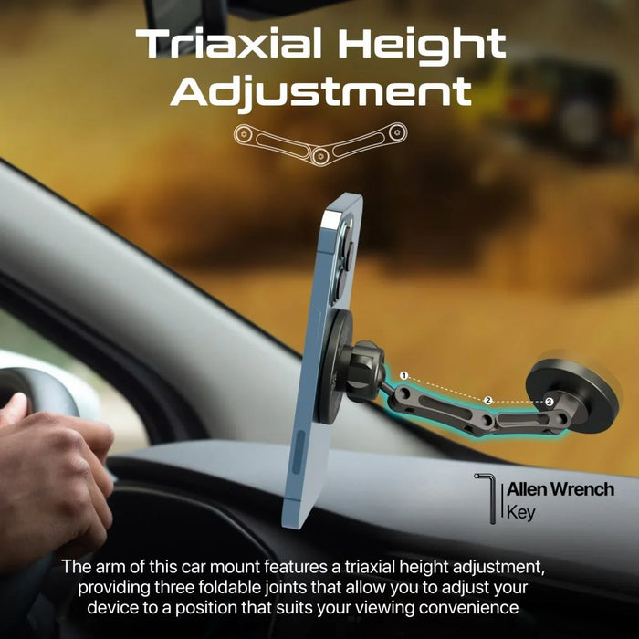 PROMATE SecureGrip 360 Cradleless 15W Qi Magnetic Wireless in-Car Phone Charger - LX2001 - Homewares, Outdoor, Phone Accessories, Cases, Speakers, Headphones + More -