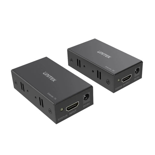 UNITEK HDMI & IR Extender Kit Over Cat6 up to 60M. Supports up to 4K@30Hz. Plug - LX2001 - Homewares, Outdoor, Phone Accessories, Cases, Speakers, Headphones + More -