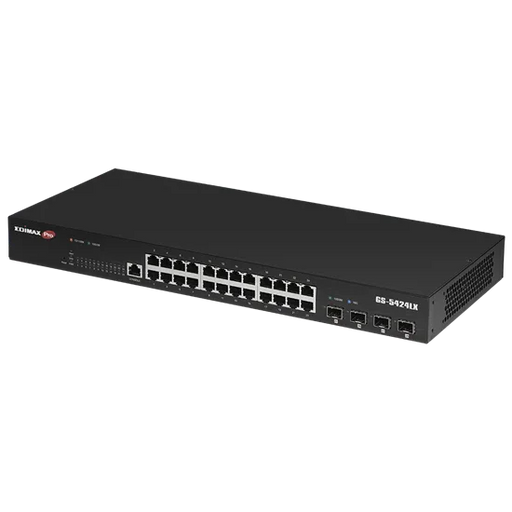 EDIMAX 28-Port Gigabit Web Smart Rack-mount Switch. 24 Gigabit Ethernet Ports an - LX2001 - Homewares, Outdoor, Phone Accessories, Cases, Speakers, Headphones + More -